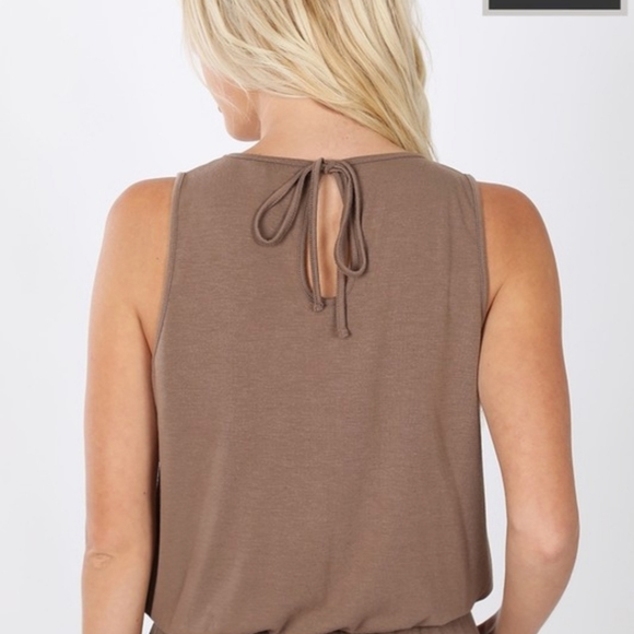 CLEARANCE! Sleeveless Jumpsuit - Picture 4 of 4